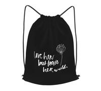 Sackpack Love Her But Leave Her Wild Stylish Gym Sack Backpack Unisex Sport Bag String For Yoga Trainer Hunting 39X46Cm