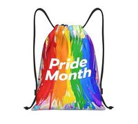 Sackpack Pride Month Stylish Drawstring Bags Versatile Sport Bag String For Holidays Climbing Hiking 39X46Cm