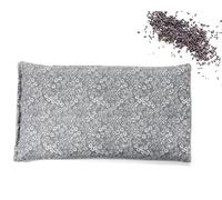 SacksyThyme Microwave Heating Pad for Back, Neck, Menstrual Cramps, Shoulders, Leg Pain Relief - Hot Moist Microwavable Therapy Pack - Flaxseed Hot & Cold Pad Made in USA (Size: 12 x 7) Lavender
