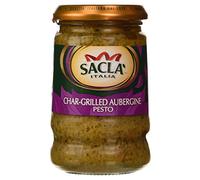 Sacla’ Char Grilled Aubergine Pesto, 190 g (Pack of 1)