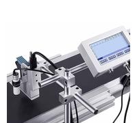 SACLMD Intelligent Inkjet Coding Machine,Industrial Inkjet Printer Online Batch Coder for Printing Text,Number,Manufacturing/Expiry Date,Time,Barcode,Logo,Graphics,25.4mm