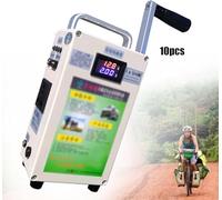 SACLMD Portable hand crank generator,hand crank generator,camping hand crank generator 500W,with car charging,for camping outdoor mobile phone computer charging