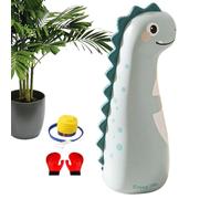 Saco De Boxeo Inflable - Equipo De Boxeo De 47 Pulgadas Para Niños Con Guantes Y Bomba, Saco De Boxe De Dibujos Animados | Para Entrenamiento, Deportes, Interiores, Exteriores, Gimnasio