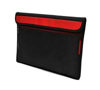 Saco Top Open Protective Canvas Horizontal Laptop Sleeve Bag with Shoulder Strap for Lenovo Ideapad Duet Chromebook Tablet (10.1 inch) - Red