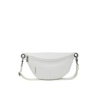 Sacoche Banane Leather Mandarina Duck Mellow Blanc 16x30x10 cm