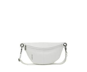 Sacoche Banane Leather Mandarina Duck Mellow Blanc 16x30x10 cm