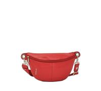 Sacoche Banane Leather Mandarina Duck Mellow Rouge 16x30x10 cm