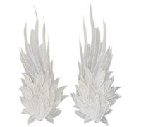 Sacolin 2 Pcs Feather-Shaped Angel Wing Hair Clips, White Angel Wings for Lightweight Cosplay Costume, Halloween Party, and Holiday Decoration