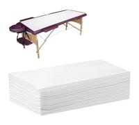 Sacolin 20 Disposable Spa Bed Covers, Soft Non-Woven Fabric Massage Table Sheets, 180 X 80 Cm, Hotel & Salon Use, Convenient Single-Use Design