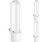 Sacolin 3 Pcs Herb Keeper for Refrigerator, Fresh Cilantro Container for Fridge, Clear Storage Pods for Parsley Mint Asparagus, Preserve Greenery Freshness, White