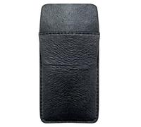 Sacolin Black Leather Pocket Protector, 3-5 Pen Capacity, Anti-Leak, 6.3 X 3.1 X 0.24 in, Pen Holder for Doctors, Nurses, Lab Coats