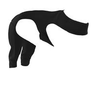 Sacolin Black M Dog Protective Suit for Hind Legs, Post-Surgery Recovery, Anti-Licking Hip Support