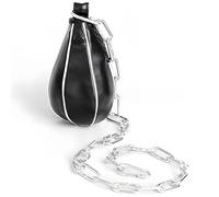 Sacolin for Boxing with Mounting Chain, Pro Punching Equipment, Pu Leather Double End Training, Striking for MMA Boxing Reflex Practice