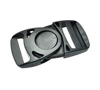 sacoora 10pcs Plastic Side Release Center Buckles Swing Head Swivel style Backpack Straps (Webbing Size 38mm)