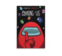 SACPFGUE Among Us Game Poster4 Poster Decorative Painting Canvas Wall Posters And Art Picture Print Modern Family Bedroom Decor Posters 12x18inch(30x45cm)