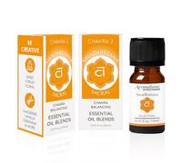 Sacral Chakra Essential Oil Diffuser Blend by Aromafume | 3x10ml/0.33 fl oz | Swadisthana | Aromatherapy Oils for Chakra Balance | Orange, Patchouli Extracts|Chakra Incense for Meditation, Yoga, Reiki