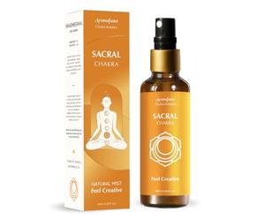 Sacral Chakra Natural Mist by Aromafume | 100ml/3.3 fl oz | Swadisthana | Aromatherapy Spray for Chakra Balance | Orange & Patchouli Extracts | Essential Oil Spray for Meditation, Yoga, Reiki