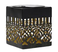 Sacral Pattern Solar Projector Light, Outdoor Hollow Iron Wall Lantern, IP65 Waterproof, Colour Changing LED Light, Artistic Pattern Projection For Garden Fence Patio Pathway Balcony Yard Decor A