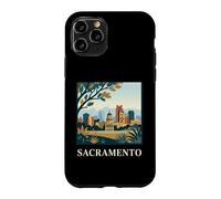 Sacramento California Skyline Capitol Retro City Art Case for iPhone 11 Pro