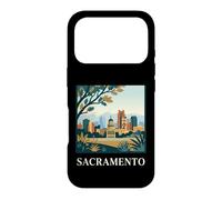 Sacramento California Skyline Capitol Retro City Art Case for iPhone 17 Pro