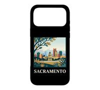 Sacramento California Skyline Capitol Retro City Art Case for iPhone 17 Pro Max