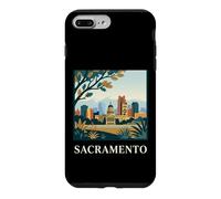Sacramento California Skyline Capitol Retro City Art Case for iPhone 7 Plus/8 Plus