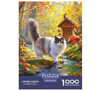 Sacré De Birmanie 1000 Piece Paper Jigsaw Puzzles What Happens Next Beautiful Decoration for Adults And Kids 70x50cm/1000pcs