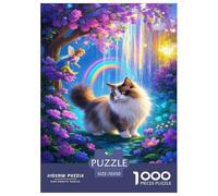 Sacré De Birmanie Jigsaw Puzzle Mascotas Adult And Children Educational Games Home Decoration Rainy Days Fun Activities Birthday Jumbo for Boys And Girls 70x50cm/1000pcs