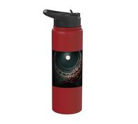 Sacred Architecture Calligraphy Stainless Steel Insulated Water Bottle
