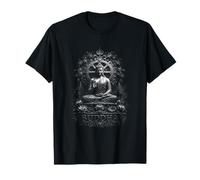 Sacred Buddha Lotus Mandala Temple Serenity T-Shirt