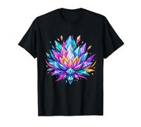 Sacred Crystal Lotus Mandala Chakra Meditation T-Shirt