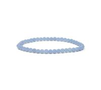 Sacred Essence Angelite Healing Crystal Bracelet - 4mm Gemstone Beads