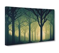 Sacred Forest Canvas Wall Art Print 30x20 Inch | Ready to Hang, Gallery Wrapped, Fade-Resistant Inks, Securely Packaged, UK Made