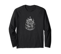 Sacred Ganesh Symbol - Divine Spiritual Power Art Long Sleeve T-Shirt