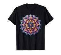 Sacred Geometric Mandala Floral Ornament T-Shirt