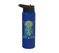 Sacred Geometry Baphomet - Hermetic Esoteric Symbolism Art Stainless Steel Insulated Water Bottle