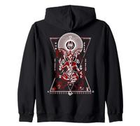 Sacred Geometry Baphomet - Hermetic Esoteric Symbolism Art Zip Hoodie