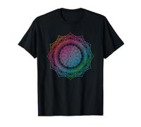 Sacred Geometry Boho Spiritual Yoga Flow Prana Art Mandala T-Shirt