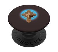 SACRED GEOMETRY CROSS Meditation, Prayer, Spiritual Positive PopSockets Adhesive PopGrip