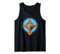Sacred Geometry Cross Meditation, Prayer, Spiritual Positive Tank Top