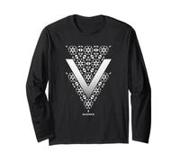 Sacred Geometry Dotwork Vector Mandala Long Sleeve T-Shirt
