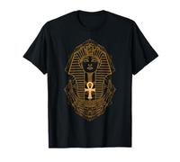 Sacred Geometry Egyptian Tutankhamen Pharaoh King Kemetic T-Shirt