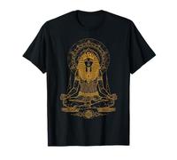 Sacred Geometry Egyptian Tutankhamen Pharaoh King Kemetic T-Shirt