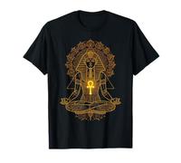 Sacred Geometry Egyptian Tutankhamen Pharaoh King Kemetic T-Shirt