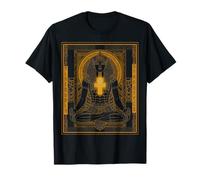 Sacred Geometry Egyptian Tutankhamen Pharaoh King Kemetic T-Shirt