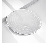 Sacred Geometry Energy Activator Disc - Stainless Steel Home & Office Harmonizer - Elevate Space Vibration, Protection, Abundance, Harmony & Positive Energy - Anti-Fingerprint Finish - 4.33”