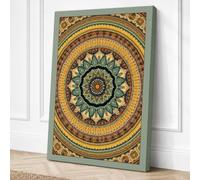 Sacred Geometry Geometric Canvas Wall Art Print 30x20 Inch