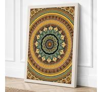 Sacred Geometry Geometric Canvas Wall Art Print 30x20 Inch