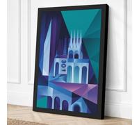 Sacred Geometry Geometric Canvas Wall Art Print 30x20 Inch