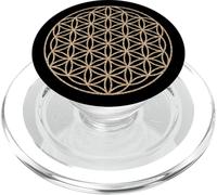 Sacred Geometry gift idea witchcraft Gothic, Flower of life PopSockets PopGrip for MagSafe